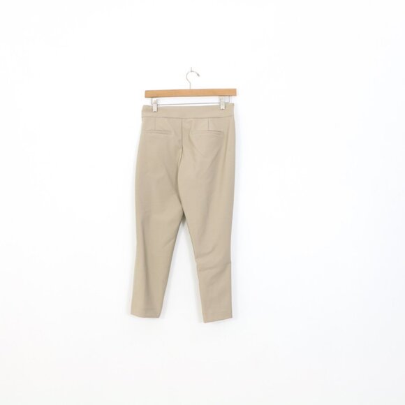 *Alfred Sung Beige Cropped Straight Leg Trouser - Picture 8 of 9